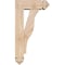 Ekena Millwork Funston Arts and Crafts Smooth Bracket w/ Offset Brace, Douglas Fir, 5 1/2"W x 14"D x 26"H BKT0604X14X26FST03SDF - alternate 2